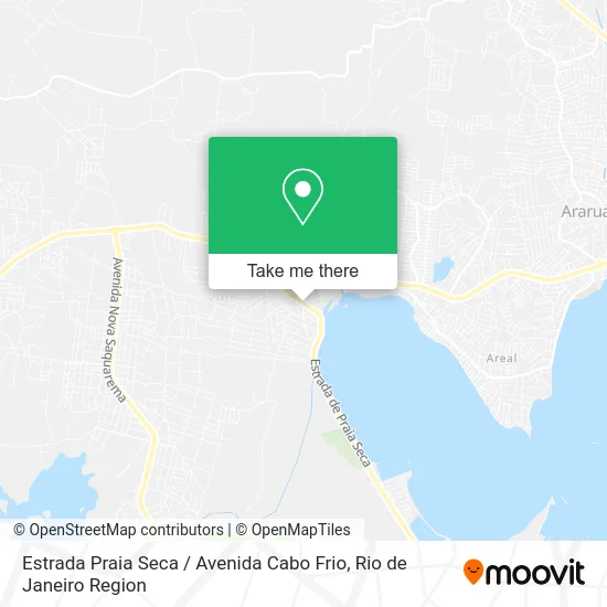 Estrada Praia Seca / Avenida Cabo Frio map