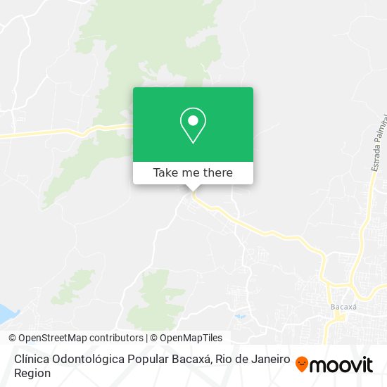 Clínica Odontológica Popular Bacaxá map