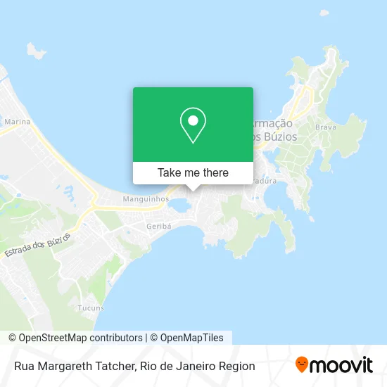 Rua Margareth Tatcher map
