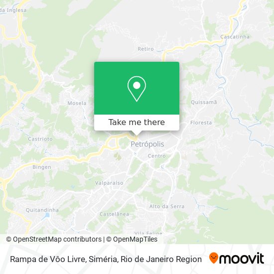Rampa de Vôo Livre, Siméria map