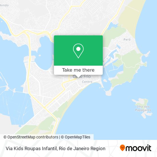 Via Kids Roupas Infantil map