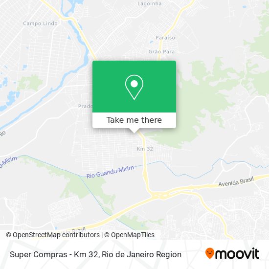 Super Compras - Km 32 map