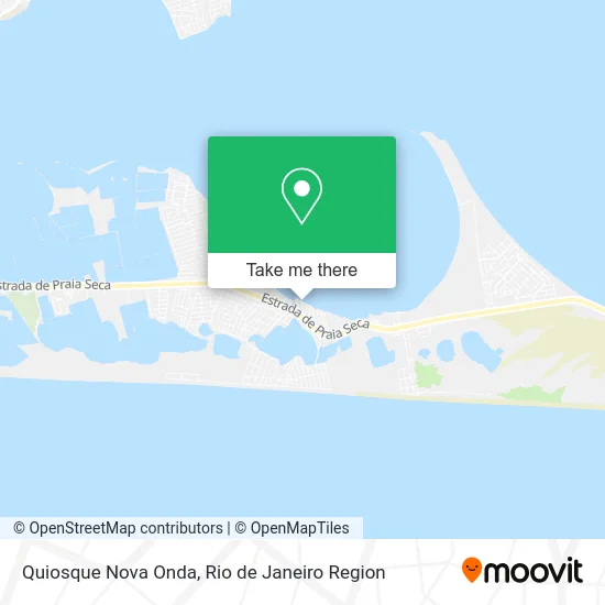 Quiosque Nova Onda map