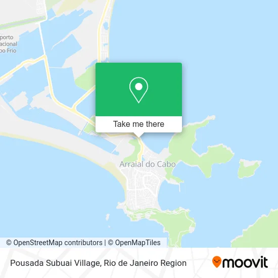 Pousada Subuai Village map