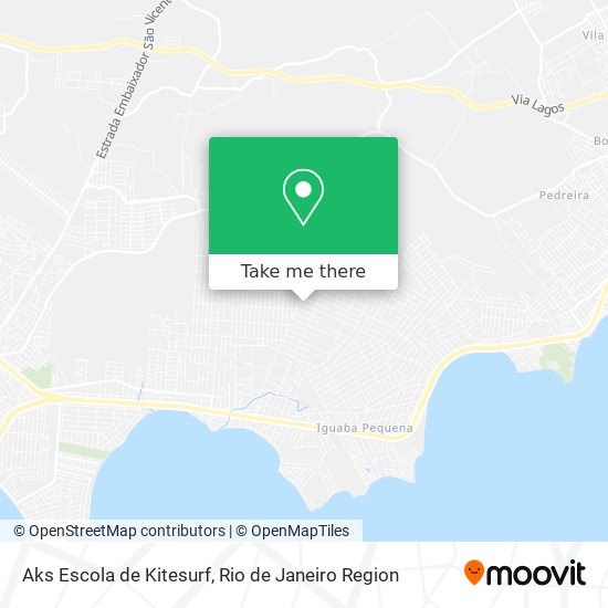 Aks Escola de Kitesurf map