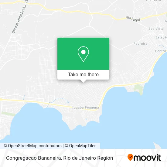 Congregacao Bananeira map