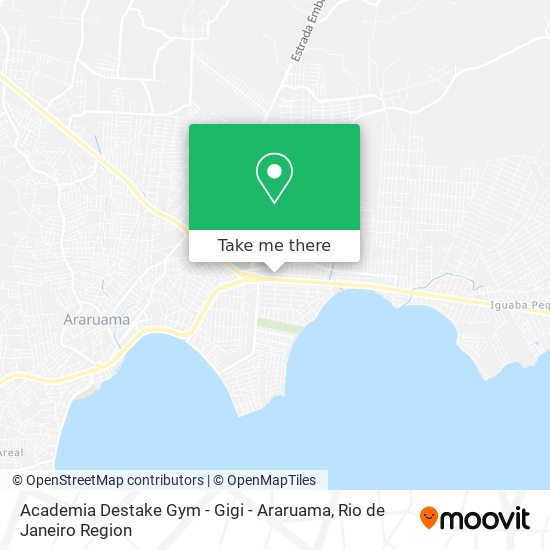 Academia Destake Gym - Gigi - Araruama map