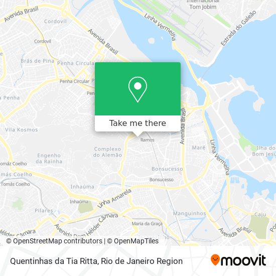 Mapa Quentinhas da Tia Ritta