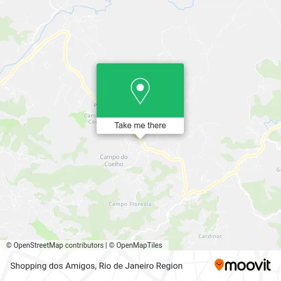 Shopping dos Amigos map