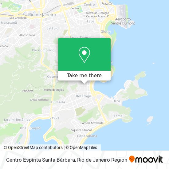 Centro Espírita Santa Bárbara map