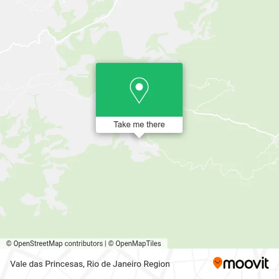 Vale das Princesas map