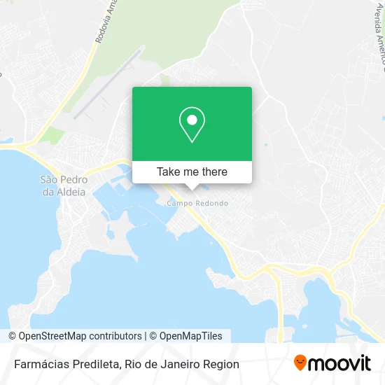 Farmácias Predileta map