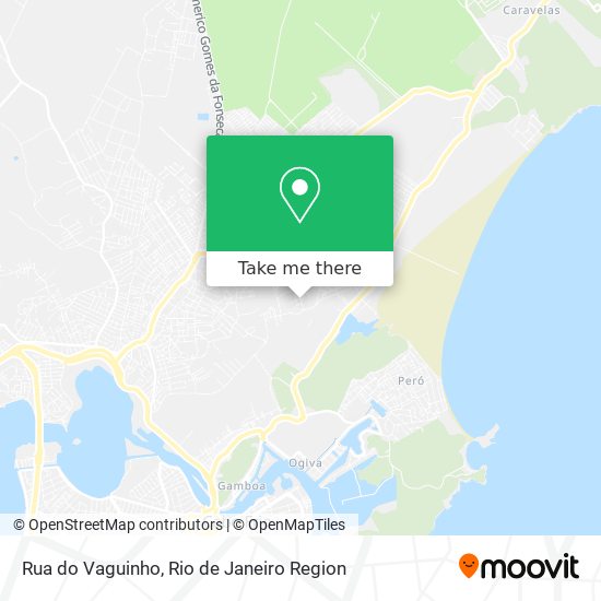 Rua do Vaguinho map