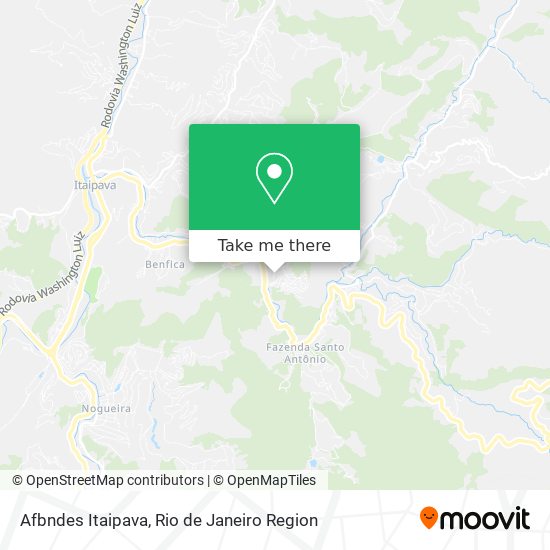 Afbndes Itaipava map