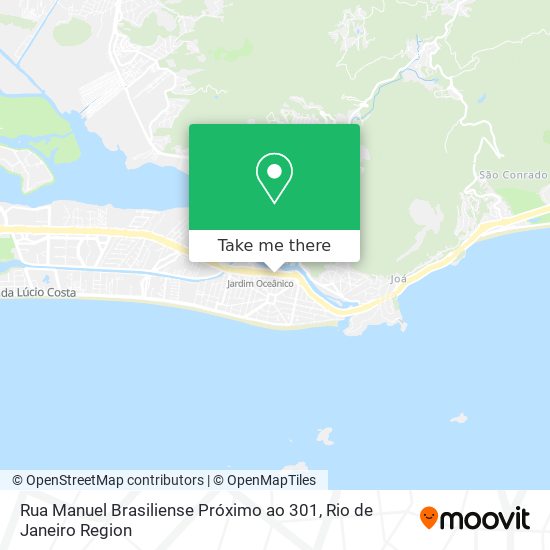 Rua Manuel Brasiliense Próximo ao 301 map