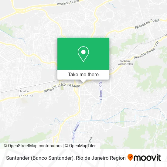 Santander (Banco Santander) map