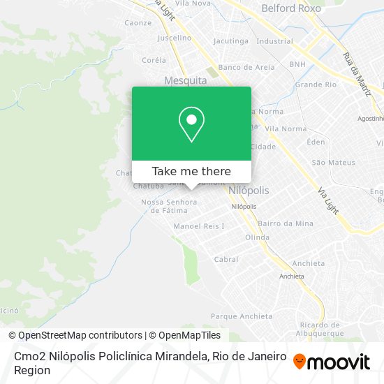 Mapa Cmo2 Nilópolis Policlínica Mirandela