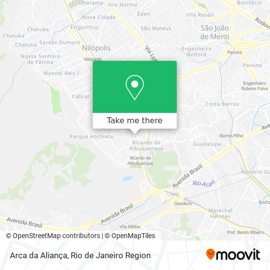 Arca da Aliança map