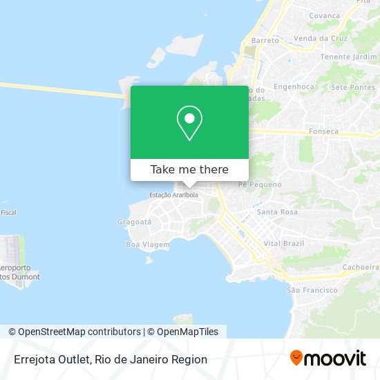 Errejota Outlet map