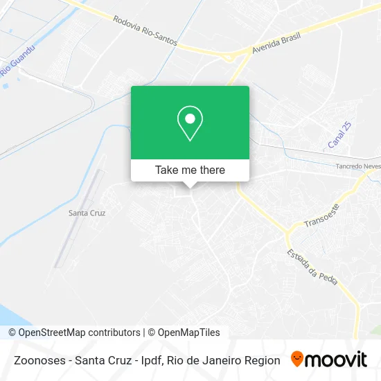 Zoonoses - Santa Cruz - Ipdf map