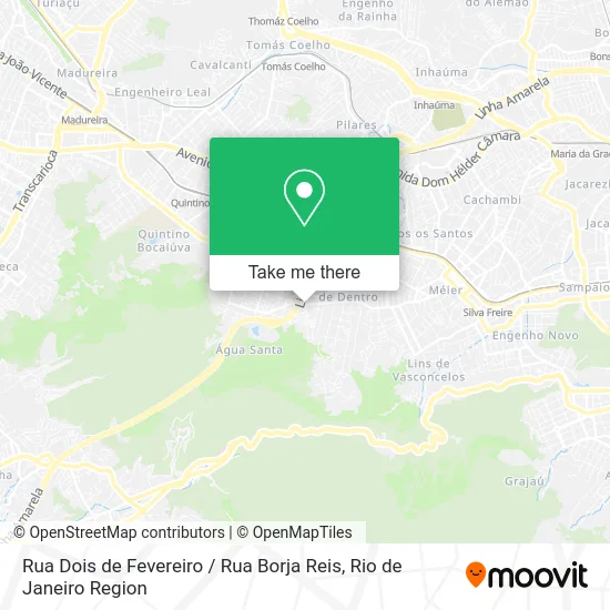 Rua Dois de Fevereiro / Rua Borja Reis map