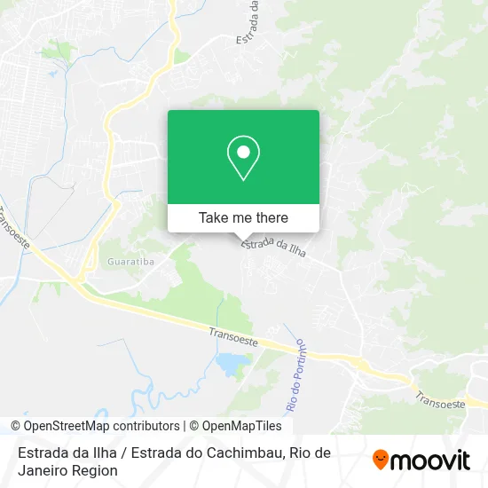 Estrada da Ilha / Estrada do Cachimbau map