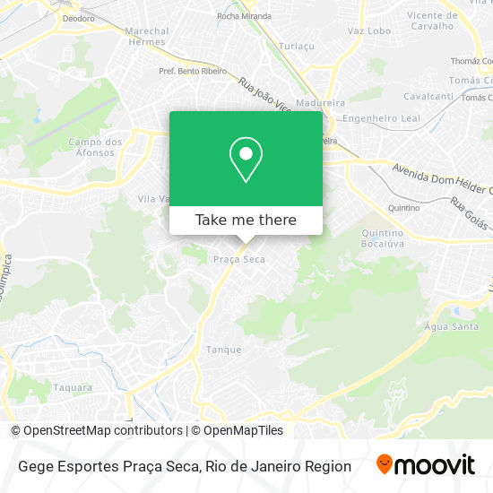 Mapa Gege Esportes Praça Seca