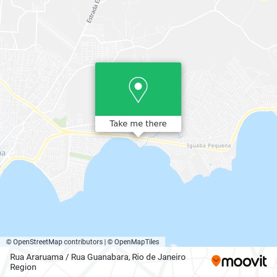 Mapa Rua Araruama / Rua Guanabara