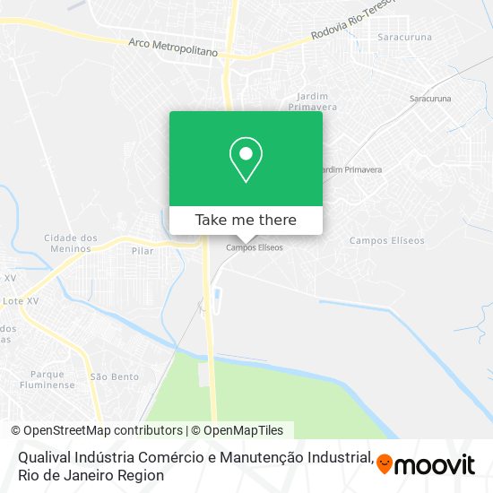 Qualival Indústria Comércio e Manutenção Industrial map