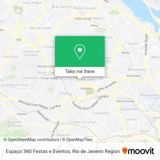 Espaço 360 Festas e Eventos map