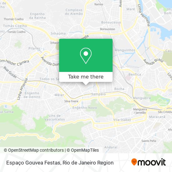 Espaço Gouvea Festas map