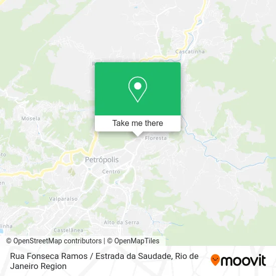 Rua Fonseca Ramos / Estrada da Saudade map