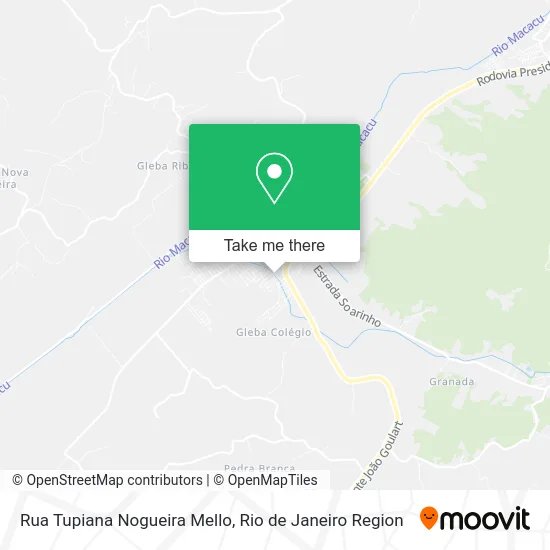 Rua Tupiana Nogueira Mello map