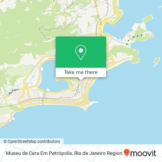 Museu de Cera Em Petrópolis map