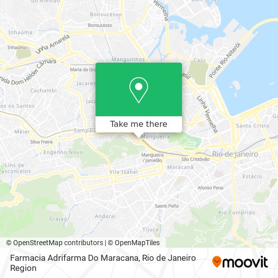 Mapa Farmacia Adrifarma Do Maracana
