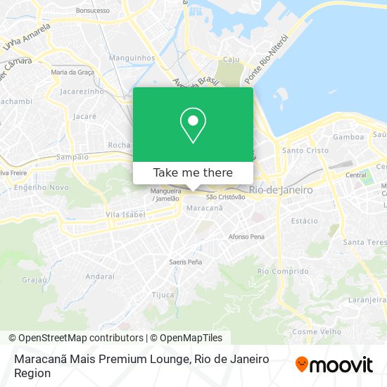 Mapa Maracanã Mais Premium Lounge