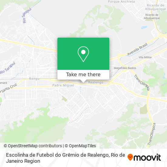 Escolinha de Futebol do Grêmio de Realengo map