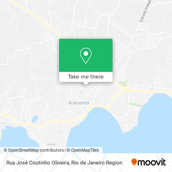Rua José Coutinho Oliveira map