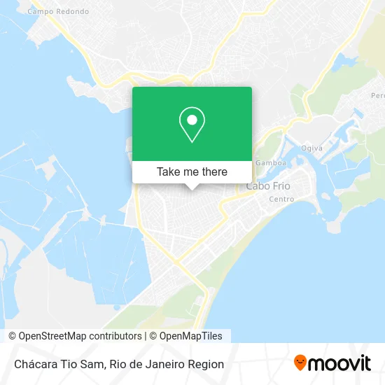 Chácara Tio Sam map