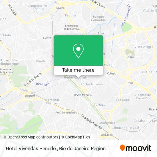 Hotel Vivendas Penedo. map