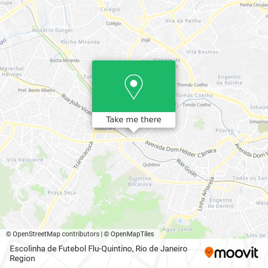 Escolinha de Futebol Flu-Quintino map