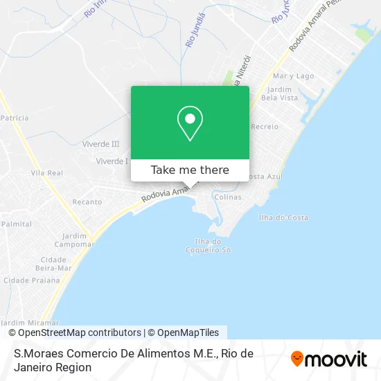 S.Moraes Comercio De Alimentos M.E. map