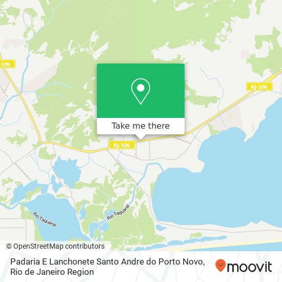 Padaria E Lanchonete Santo Andre do Porto Novo map