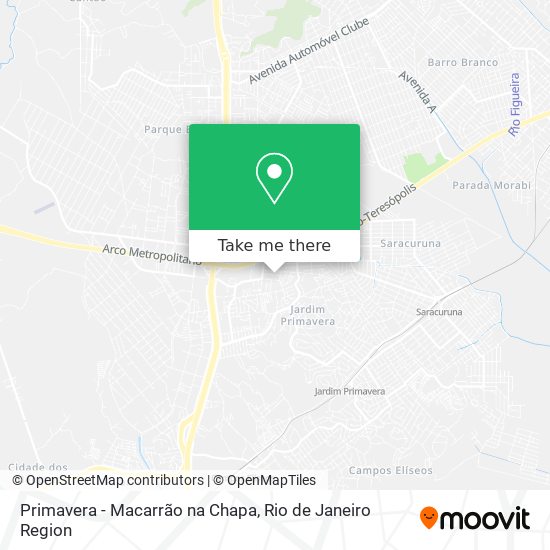 Primavera - Macarrão na Chapa map