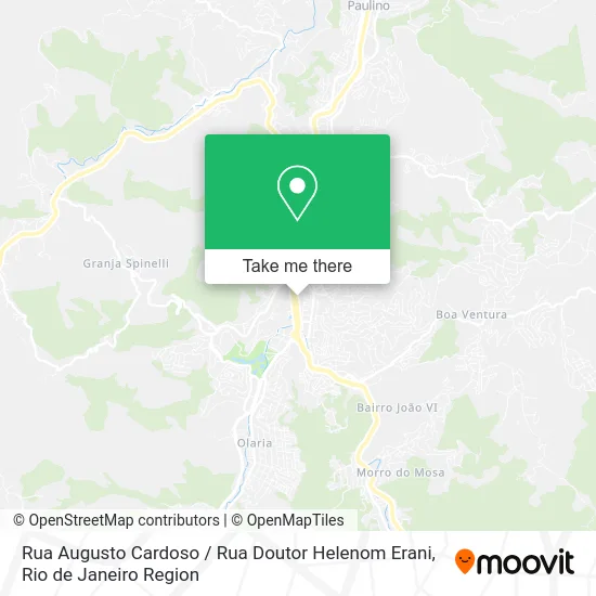 Rua Augusto Cardoso / Rua Doutor Helenom Erani map