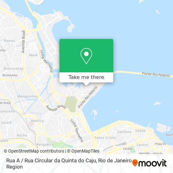 Mapa Rua A / Rua Circular da Quinta do Caju