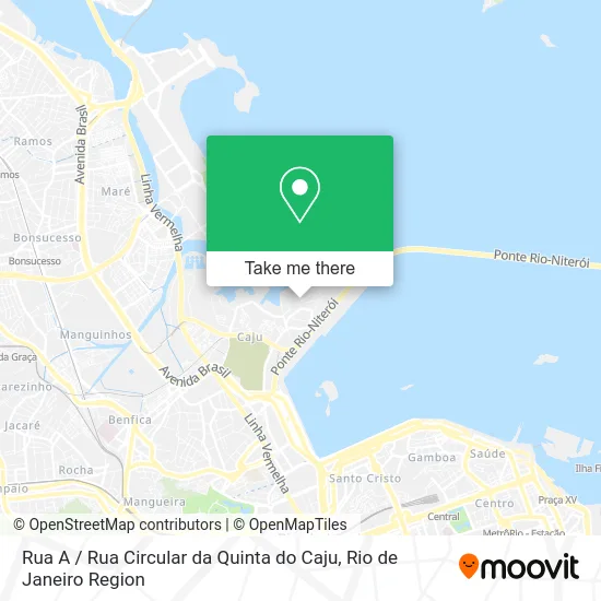Rua A / Rua Circular da Quinta do Caju map