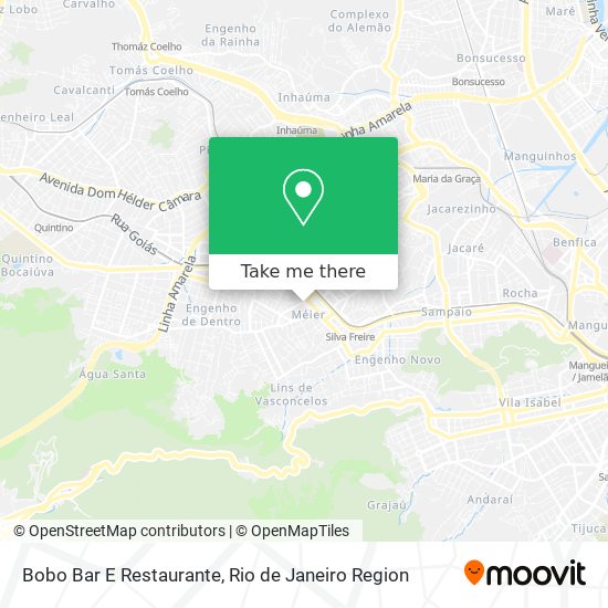 Mapa Bobo Bar E Restaurante