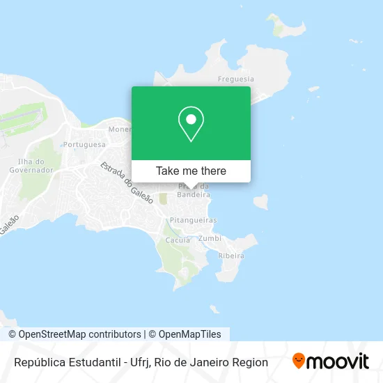 República Estudantil - Ufrj map