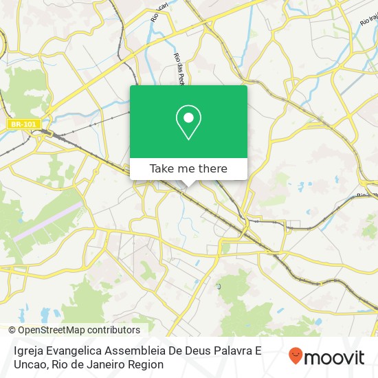 Igreja Evangelica Assembleia De Deus Palavra E Uncao map